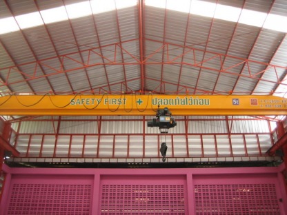 เครนรางเดี่ยวกล่องทึบ 5 ตัน - รับติดตั้งเครนไฟฟ้า - เอ็มดี เจริญผล รอกไฟฟ้า